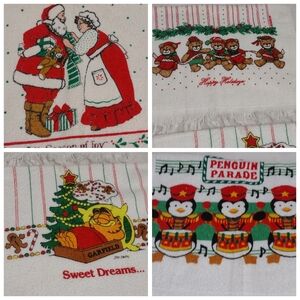 Vintage bundle textiles kitchen